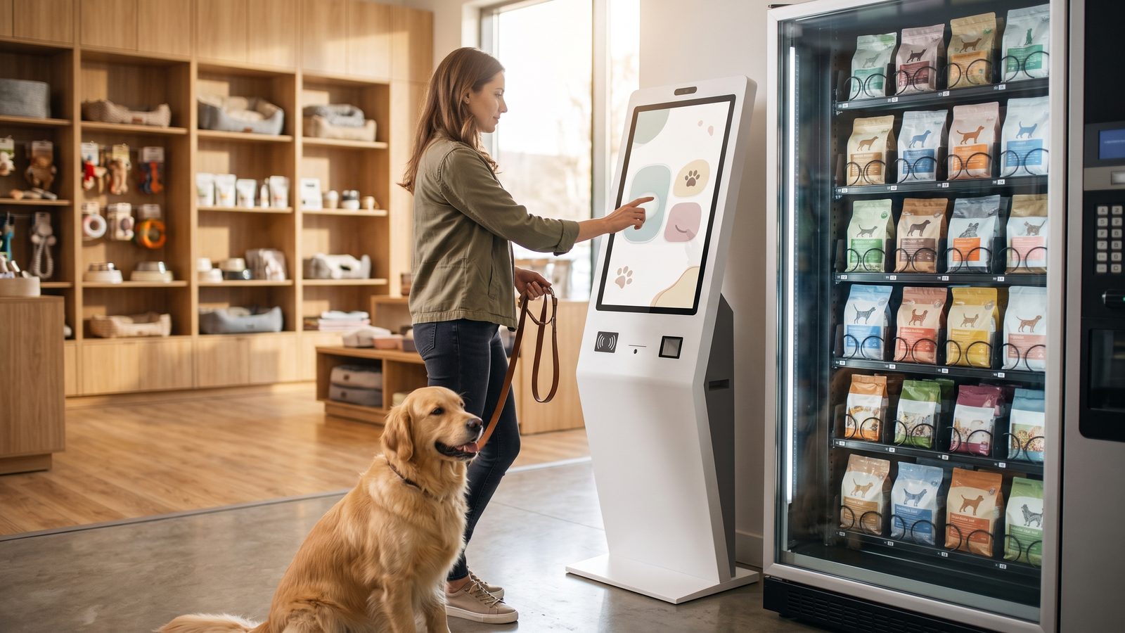 Totem interattivo per Pet shop