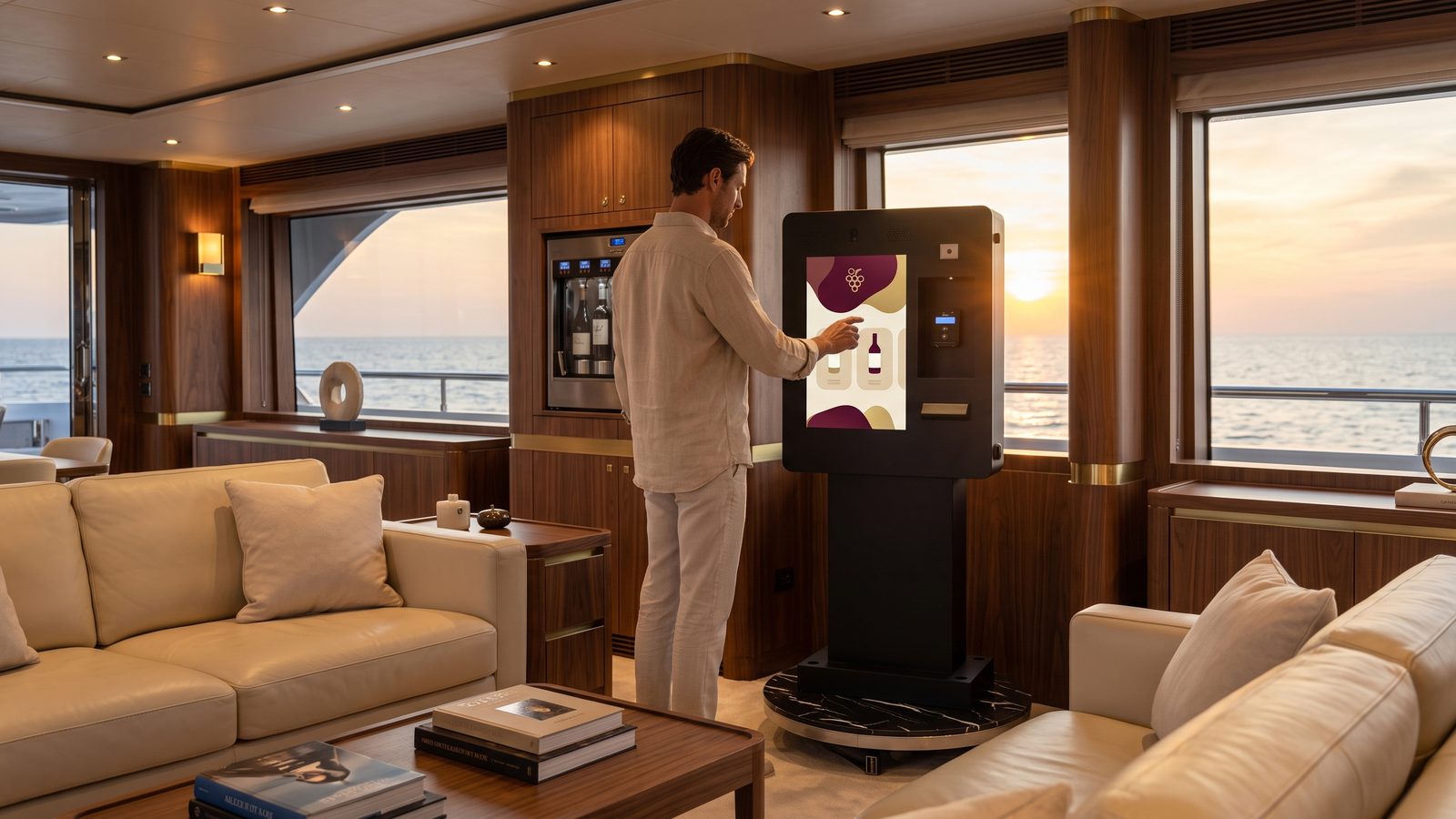 Totem interattivo per Ville e yacht